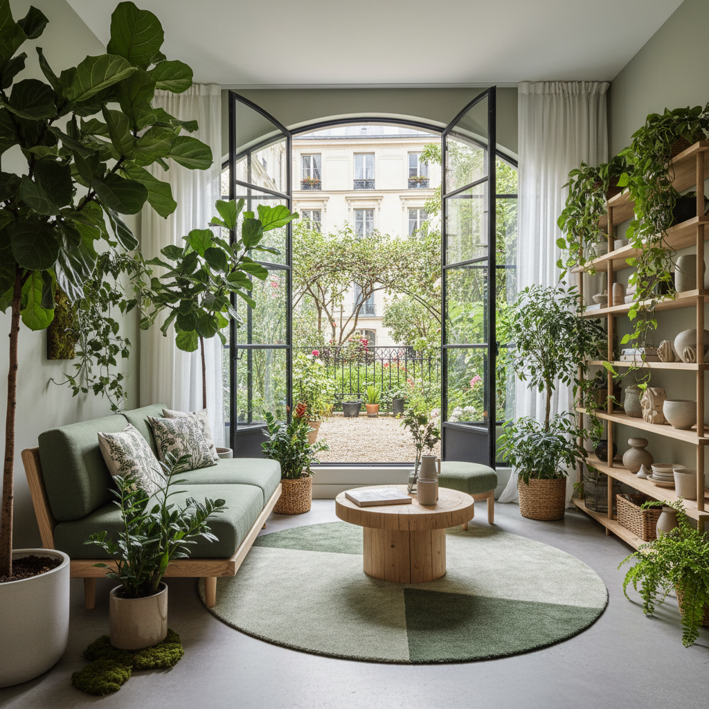 Intérieur nature et végétal